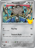 ガラル ニャース / Galarian Meowth (30C #101) 英語版　海外版