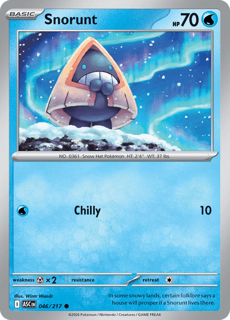 ユキワラシ / Snorunt (ASC #46)