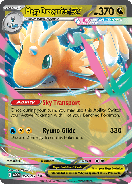 メガカイリューex / Mega Dragonite ex (ASC #152)