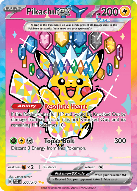 ピカチュウex / Pikachu ex (ASC #277)