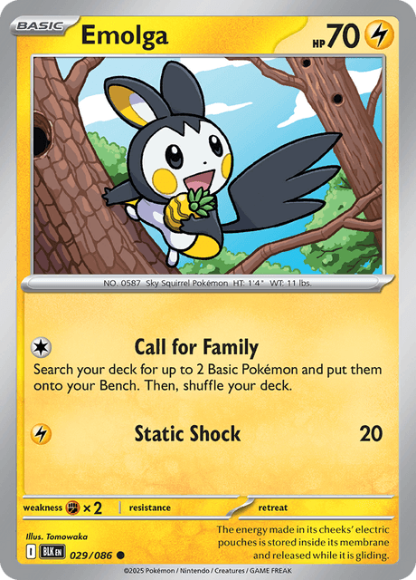 エモンガ / Emolga (BLK #29)