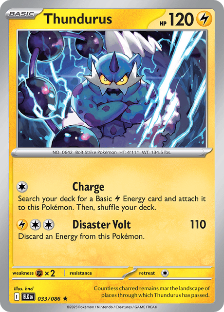 ボルトロス / Thundurus (BLK #33)