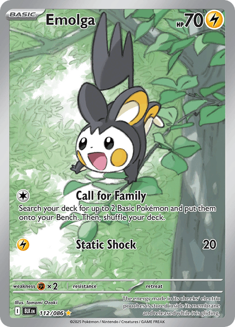 エモンガ / Emolga (BLK #112)