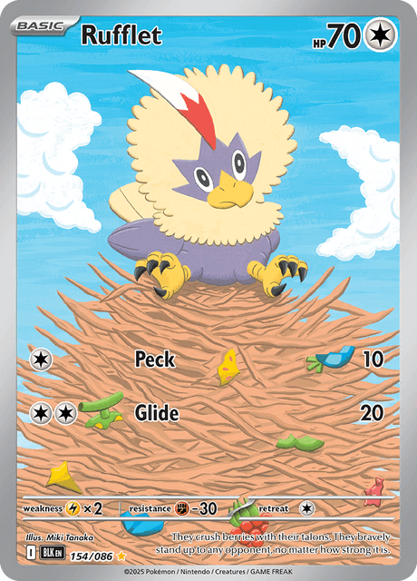 ワシボン / Rufflet (BLK #154)