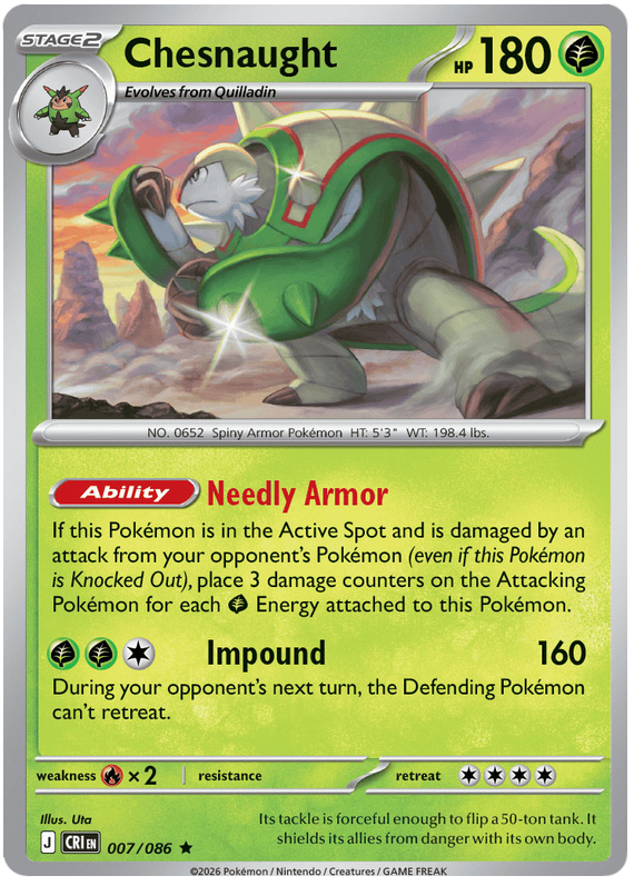 ブリガロン / Chesnaught (CRI #7)
