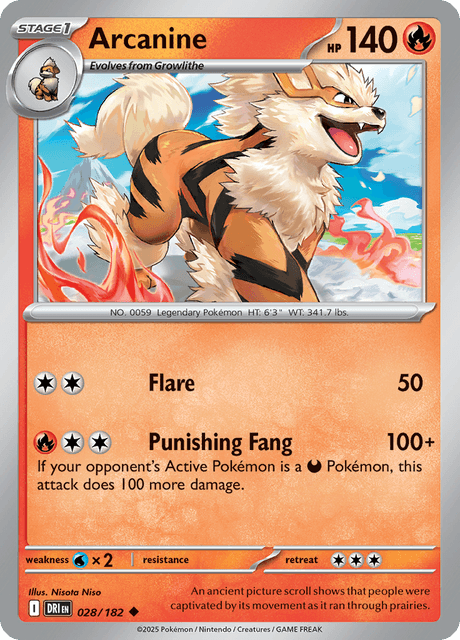 ウインディ / Arcanine (DRI #28)
