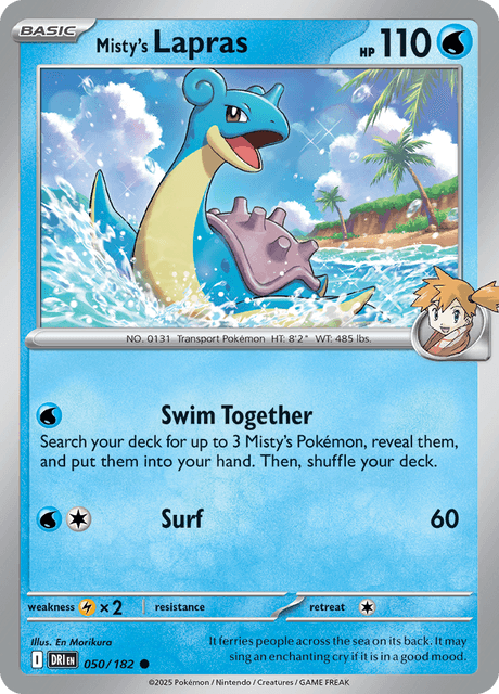 カスミのラプラス / Misty's Lapras (DRI #50)