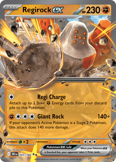 レジロックex / Regirock ex (DRI #101)
