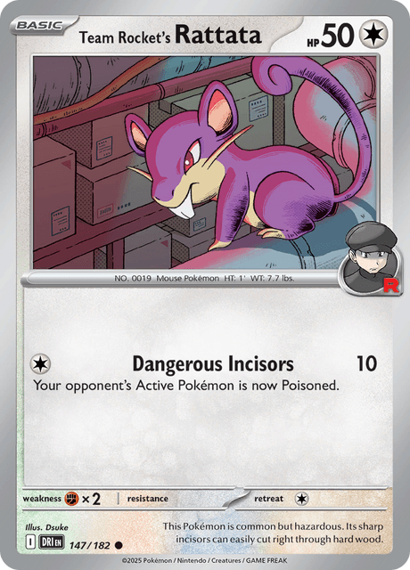 ロケット団のコラッタ / Team Rocket's Rattata (DRI #147)