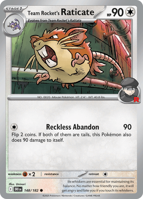 ロケット団のラッタ / Team Rocket's Raticate (DRI #148)
