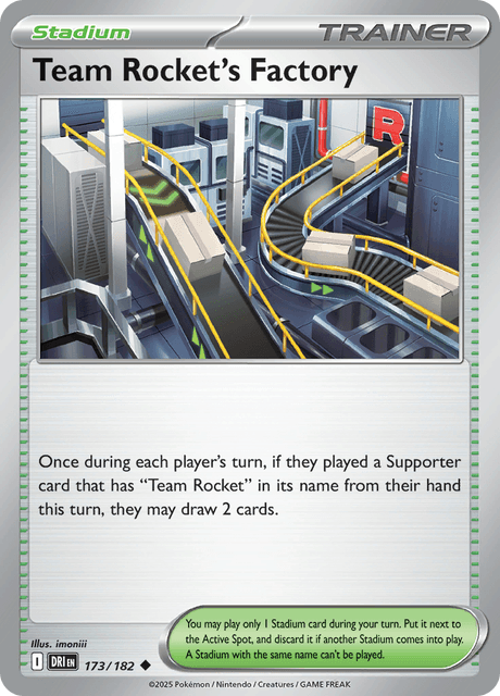 ロケット団のファクトリー / Team Rocket's Factory (DRI #173)