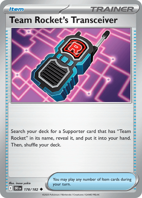 ロケット団のレシーバー / Team Rocket's Transceiver (DRI #178)