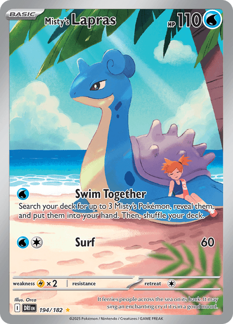 カスミのラプラス / Misty's Lapras (DRI #194)