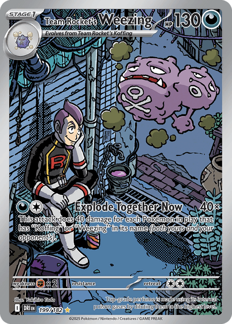 ロケット団のマタドガス / Team Rocket's Weezing (DRI #199)