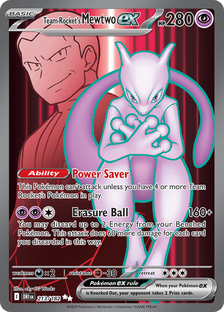 ロケット団のミュウツーex / Team Rocket's Mewtwo ex (DRI #213)