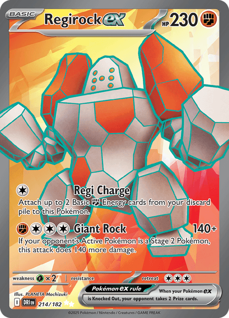 レジロックex / Regirock ex (DRI #214)