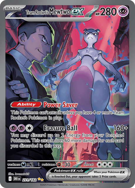 ロケット団のミュウツーex / Team Rocket's Mewtwo ex (DRI #231)