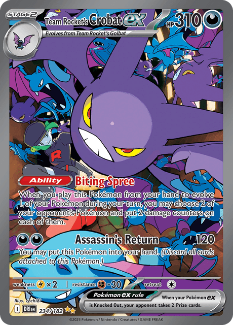 ロケット団のクロバットex / Team Rocket's Crobat ex (DRI #234)