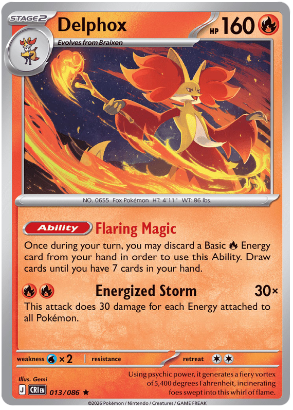 マフォクシー / Delphox (CRI #13)