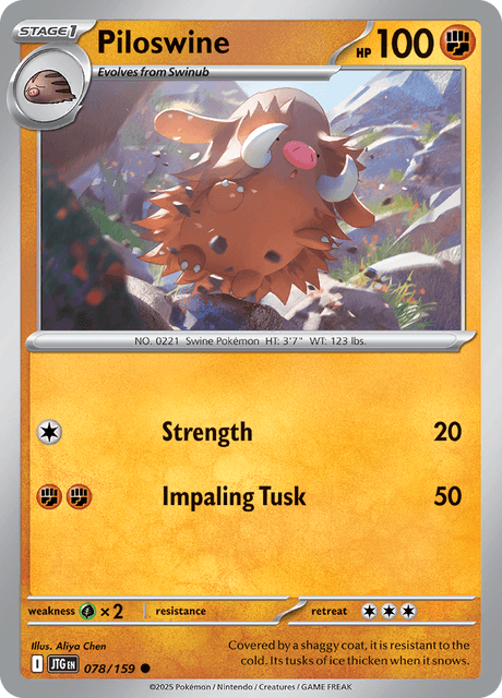 イノムー / Piloswine (JTG #78)