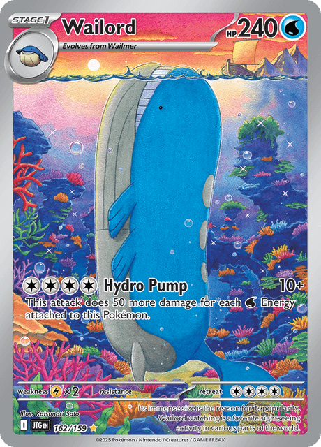 ホエルオー / Wailord (JTG #162)