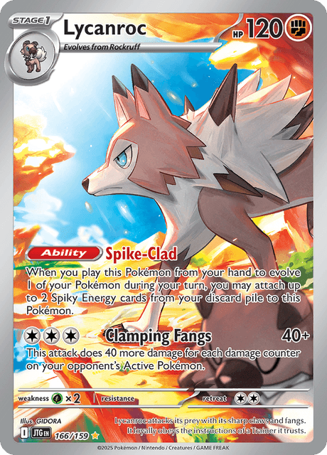 ルガルガン / Lycanroc (JTG #166)