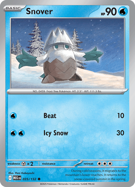 ユキカブリ / Snover (MEG #35)