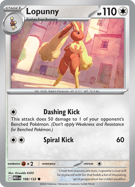 ミミロップ / Lopunny (MEG #108)