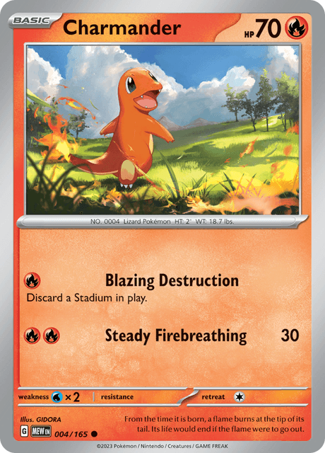 ヒトカゲ / Charmander (MEW #4)