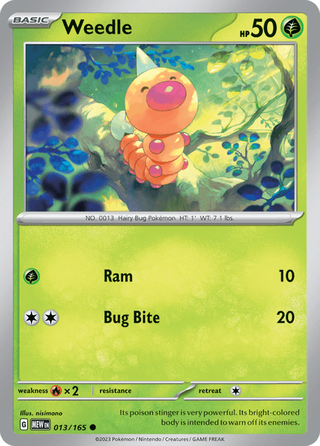 ビードル / Weedle (MEW #13)