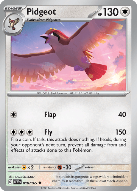 ピジョット / Pidgeot (MEW #18)