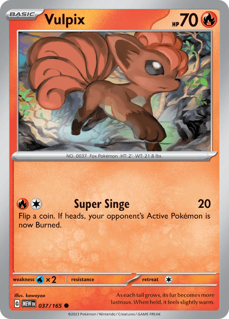 ロコン / Vulpix (MEW #37)