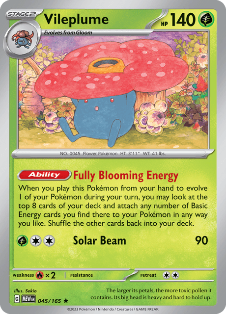 ラフレシア / Vileplume (MEW #45)