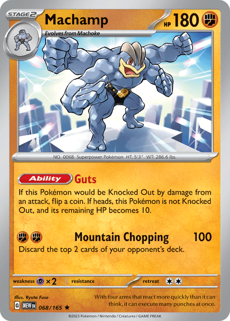 カイリキー / Machamp (MEW #68)