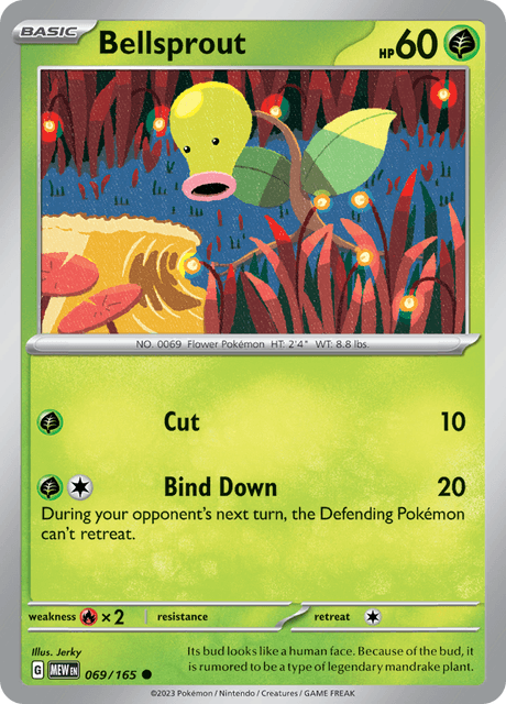 マダツボミ / Bellsprout (MEW #69)