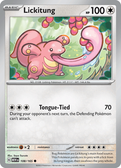 ベロリンガ / Lickitung (MEW #108)