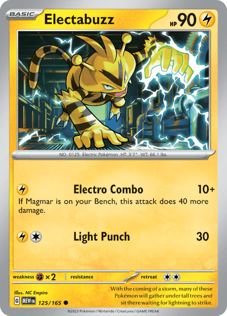 エレブー / Electabuzz (MEW #125)