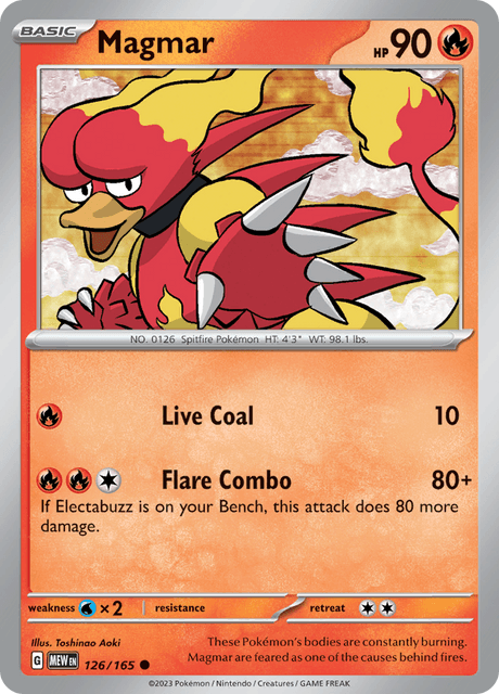 ブーバー / Magmar (MEW #126)