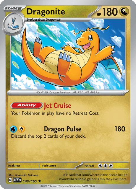 カイリュー / Dragonite (MEW #149)