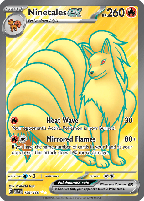 キュウコンex / Ninetales ex (MEW #186)