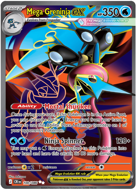 Mega Greninja ex (CRI #100)