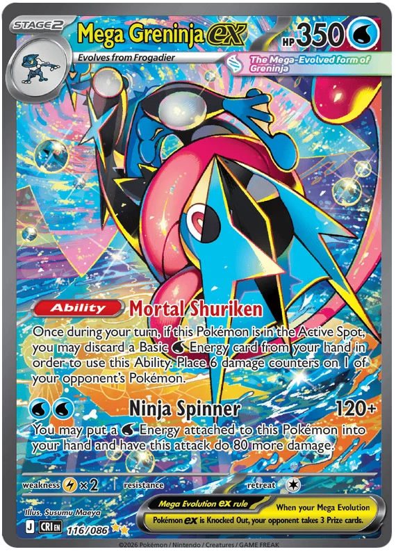 Mega Greninja ex (CRI #116)