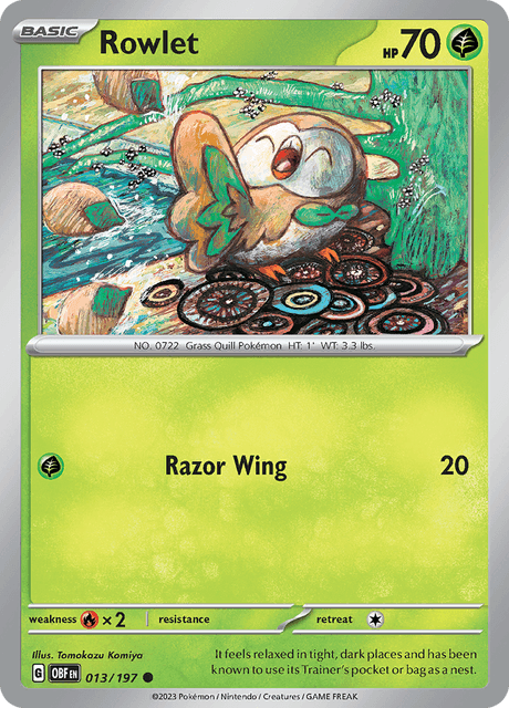 モクロー / Rowlet (OBF #13)