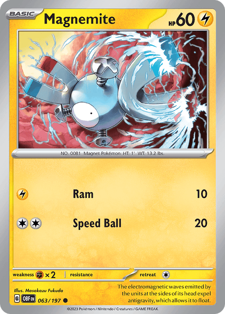 コイル / Magnemite (OBF #63)