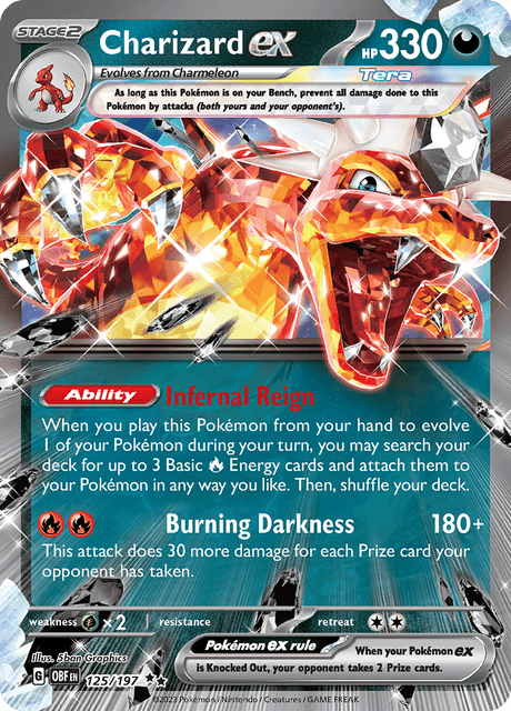 リザードンex / Charizard ex (OBF #125)