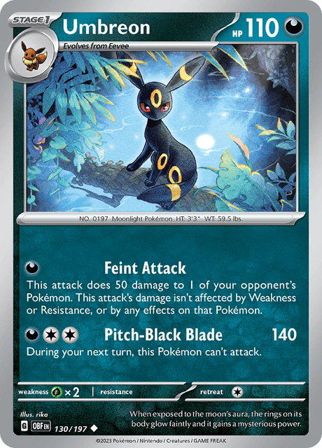 ブラッキー / Umbreon (OBF #130)