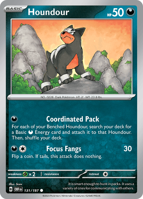 デルビル / Houndour (OBF #131)