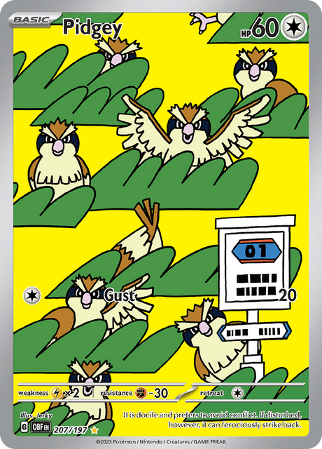 ポッポ / Pidgey (OBF #207)