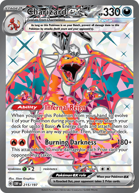 リザードンex / Charizard ex (OBF #215)