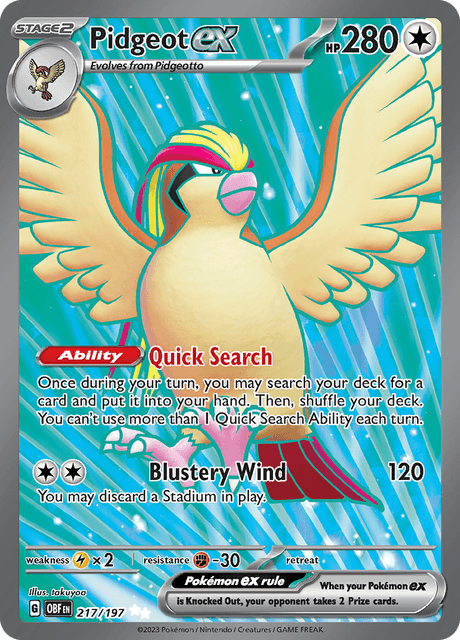 ピジョットex / Pidgeot ex (OBF #217)